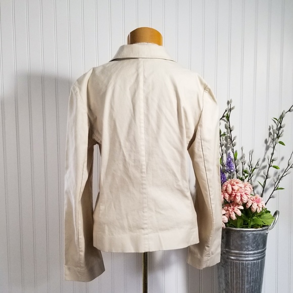 | josephine chaus | tan twill blazer - Picture 4 of 6